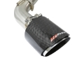 Picture of aFe POWER Takeda 2-5in 304 SS Axle-Back Exhaust w- Carbon Fiber Tips 17-19 Infiniti Q60 V6-3-0L tt