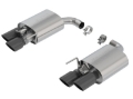 Picture of Borla 18-19 Ford Mustang GT 5-0L AT-MT 2-5in S-Type Axle Back Exhaust w- Valves - Black Chrome Tips