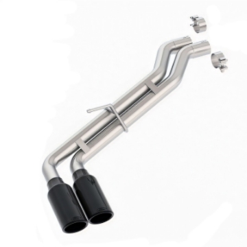 Picture of Ford Racing 2019 Ranger 2-3L Ecoboost Side Exit Cat-Back Exhaust System w- Dual Black Chrome Tips