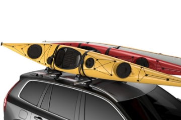 Picture of Thule ProBar 200 Roof Rack Load Bars w-T-tracks 79in- - Silver-Black