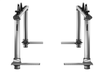 Picture of Thule Xsporter Pro Multi-Height Aluminum Truck Rack w-Load Stops & Locks - Silver