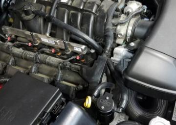 Picture of J&L 11-25 Jeep Grand Cherokee 5-7L Passenger Side Oil Separator 3-0 - Black Anodized