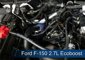 Picture of J&L 2011-2025 Ford F-150 2-7L-3-5L-5-0L Passenger Side Oil Separator 3-0 - Black Anodized