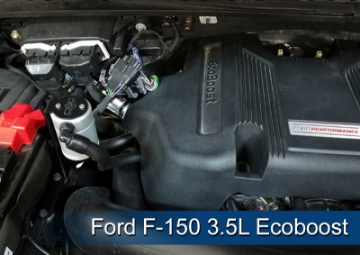 Picture of J&L 2011-2025 Ford F-150 2-7L-3-5L-5-0L Passenger Side Oil Separator 3-0 - Clear Anodized