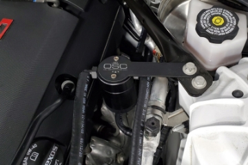 Picture of J&L 16-24 Chevrolet Camaro LT1 6-2L Driver Side Oil Separator 3-0 - Black Anodized