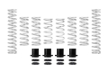 Picture of Eibach Pro-UTV 2019 Honda Talon 1000R Stage 3 Performance Springs For OE Fox Shocks
