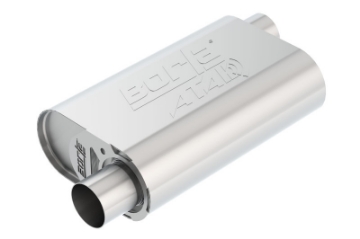 Picture of Borla CrateMuffler Small Block Chevrolet ATAK 2-5in Offset-Offset 14inx4-35inx9in Muffler