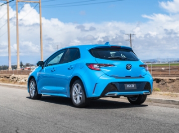 Picture of Borla 2019 Corolla SE-XSE 2-0L AT-MT FWD 4DR Hatchback 2in S-type Exhaust Turn Down Tip
