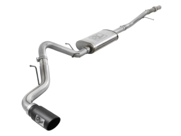 Picture of aFe Apollo GT Series 2019 GM Silverado-Sierra 1500 4-3L-5-3L 409 SS CatBack Exhaust System w-Blk Tip