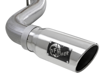 Picture of aFe Apollo GT Series 2019 GM Silverado-Sierra 1500 4-3L-5-3L 409 SS CB Exhaust System w-Polished Tip