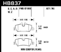 Picture of Hawk 14-17 Mini Cooper HPS 5-0 Rear Brake Pads