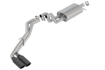 Picture of Borla 2019 Ford Ranger XL-XLT-Lariat 2-3L 2-4WD WB S-Type Catback Exhaust w- Dual Blk Chrome Tips