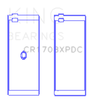 Picture of King Engine Bearings Chevrolet Custom Coated Performance Rod Bearing Single