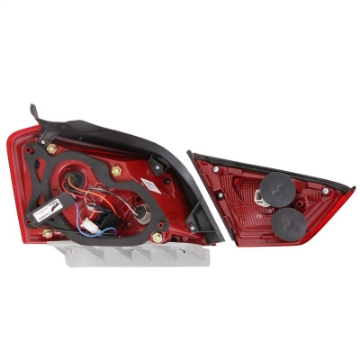 Picture of ANZO 14-18 Chevrolet Impala LED Taillights Red-Clear