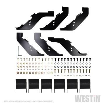 Picture of Westin 2019 Ford Ranger Supercrew PRO TRAXX 4 Oval Nerf Step Bars - Black