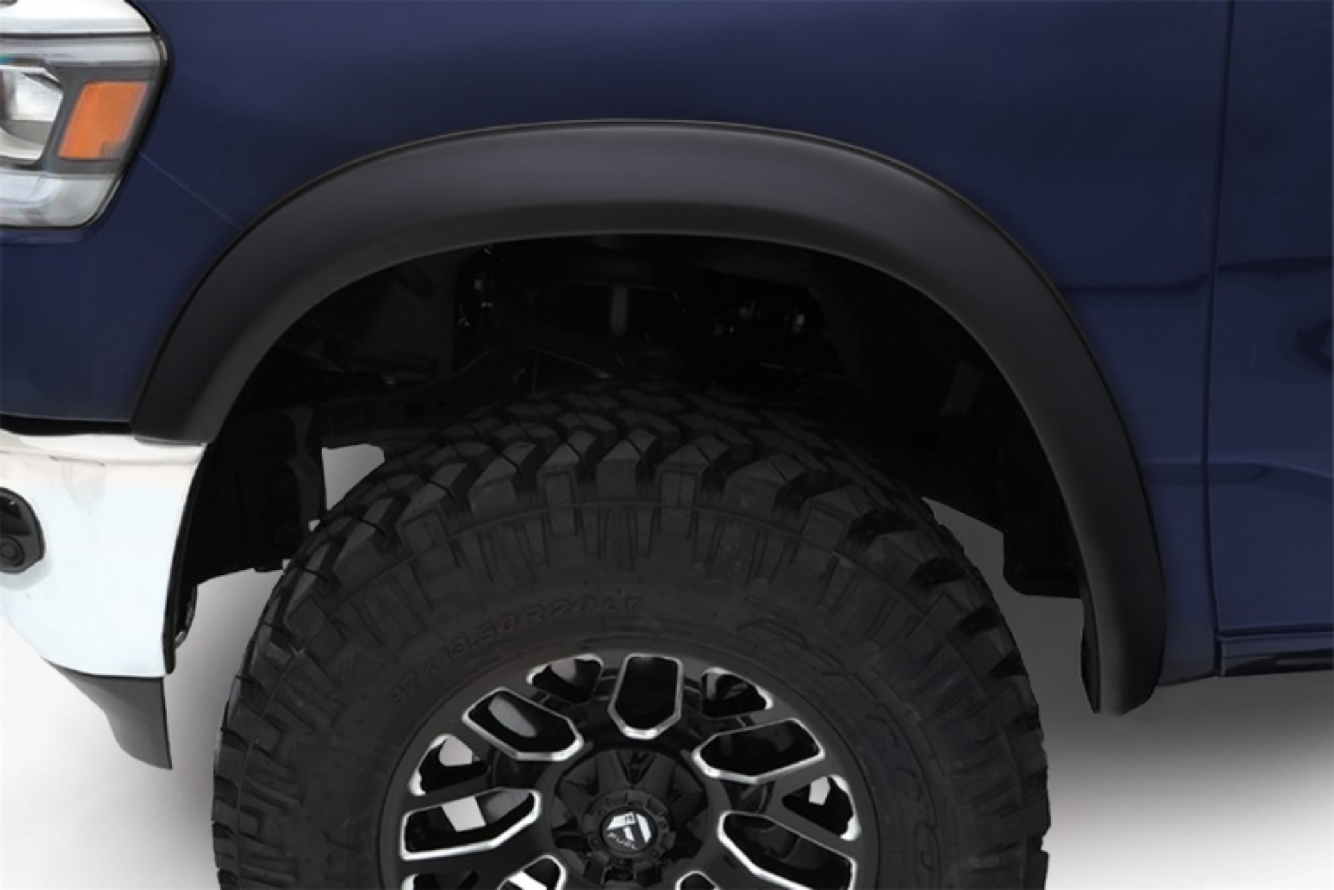 Picture of Bushwacker 19-22 Ram 1500 Excl- Rebel-TRX 76-3 & 67-4in Bed OE Style Flares 2pc Front - Black