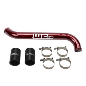 Picture of Wehrli 11-16 Chevrolet 6-6L LML Duramax Upper Coolant Pipe - Gloss Black