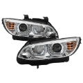 Picture of Spyder 08-10 BMW F92 3 Series Proj Headlight - High Beam H3 DRL LED - Chrome - PRO-YD-BMWE9208-DRL-C