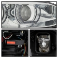 Picture of Spyder 08-10 BMW F92 3 Series Proj Headlight - High Beam H3 DRL LED - Chrome - PRO-YD-BMWE9208-DRL-C