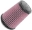 Picture of K&N Universal Rubber Filter 2-1-2in Flg - 4-1-2in OD B - 3-1-2in OD T - 6in H - Black Top