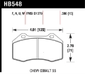 Picture of Hawk 08-10 Chevrolet Cobalt - HHR HPS 5-0 Front Brake Pads