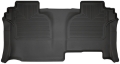 Picture of Husky Liners 20-24 Chevrolet Silverado 2500-3500HD DC WeatherBeater 2nd Seat Black Floor Liners
