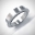 Picture of Ticon Industries Garrett GT42-GT45 Titanium V-Band Turbine Outlet Flange
