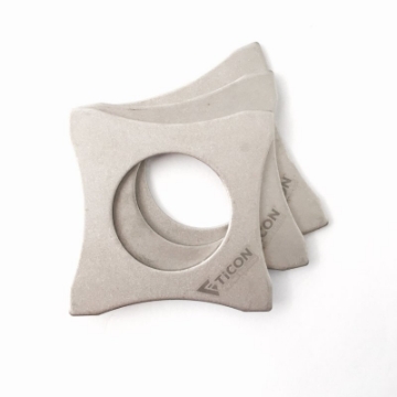 Picture of Ticon Industries Titanium Brace Bracket for O2 Sensor Bung - 1-5mm--059in