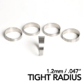 Picture of Ticon Industries 1-25in 45 Degree 1-7D-2-13in CLT TR 1-2mm--047in Wall Titanium Pie Cuts - 5pk