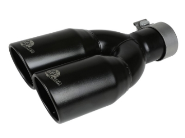 Picture of aFe Vulcan Series 3in-2-1-2in 304 SS Cat-Back 2020 Jeep Gladiator JT V6-3-6L w- Black Tips