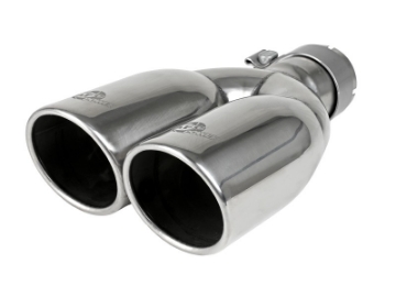 Picture of aFe Vulcan Series 3in-2-1-2in 304 SS Cat-Back 2020 Jeep Gladiator JT V6-3-6L w- Polished Tips