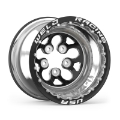 Picture of Weld Alpha-1 15x13 - 5x4-75 BP - 5in BS Black Wheel - Black Double Beadlock MT