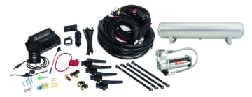 Picture of Air Lift Performance 3H 1-4 Air Line 4 Gal 5-Port  Raw Aluminum Tank VIAIR 444C Comp