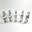 Picture of Stainless Bros 5-0in x 1-5D-7-5in CLR Loose Radius 16 Gauge Pie Cut - 5pk