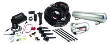Picture of Air Lift Performance 3H 1-4 Air Line 4 Gal 5-Port  Polished Aluminum Tank VIAIR 444C Comp