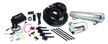 Picture of Air Lift Performance 3H 3-8 Air Line 4 Gal 5-Port  Polished Aluminum Tank VIAIR 444C Comp