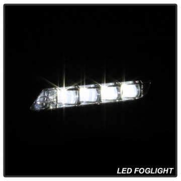 Picture of Spyder 18-19 Honda Accord Sedan OEM LED Fog Lights w-OEM Fit Switch - Clear FL-HA2018-4D-LED-C