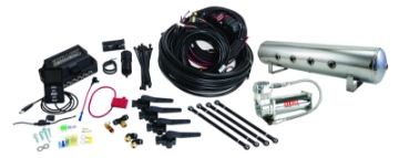 Picture of Air Lift Performance 3H 3-8 Air Line 4 Gal 7-Port  Polished Aluminum Tank VIAIR 444C Comp