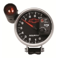 Picture of Autometer GM Bowtie Black 5in 10000 RPM Pedestal Electronic Tachometer w- Ext Shift Light
