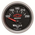 Picture of Autometer GM Bowtie Black 2-1-16in 100-250 F Pedestal Electronic Water Temp Gauge