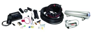 Picture of Air Lift Performance 3P 1-4 Air Line 4 Gal 5-Port  Polished Aluminum Tank VIAIR 444C Comp