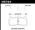 Picture of Hawk AP Racing DTC-70 CP7555D70 Race Brake Pads