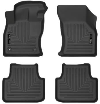 Picture of Husky Liners 19-23 Volkswagen Jetta Weatherbeater Black Front & 2nd Seat Floor Liners