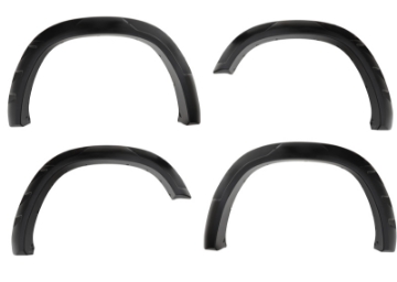 Picture of Bushwacker 2019 Chevrolet Silverado 1500 w- 69-3in Fleetside Bed DRT Style Flares 4pc - Black