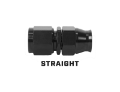 Picture of Aeromotive PTFE Hose End - AN-06 - Straight - Black Anodized