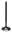Picture of Supertech Nissan VQ37VHR Black Nitrided Intake Valve - +1mm Oversize - Single Drop Ship Only
