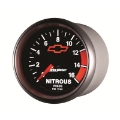 Picture of Autometer GM Bowtie Black 2-1-16in 0-1600 PSI Nitrous Pressure - Digital Stepper Motor