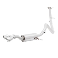 Picture of Mishimoto 14-16 Ford Fiesta ST 1-6L 2-5in Stainless Steel Cat-Back Exhaust w- Polish Tips