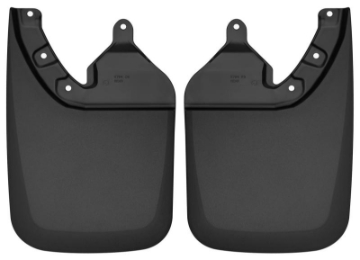 Picture of Husky Liners 2016 Toyota Tacoma w- OE Fender Flares Custom Molded Rear Mud Guards - Black