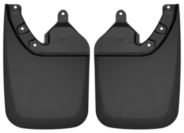 Picture of Husky Liners 2016 Toyota Tacoma w- OE Fender Flares Custom Molded Rear Mud Guards - Black